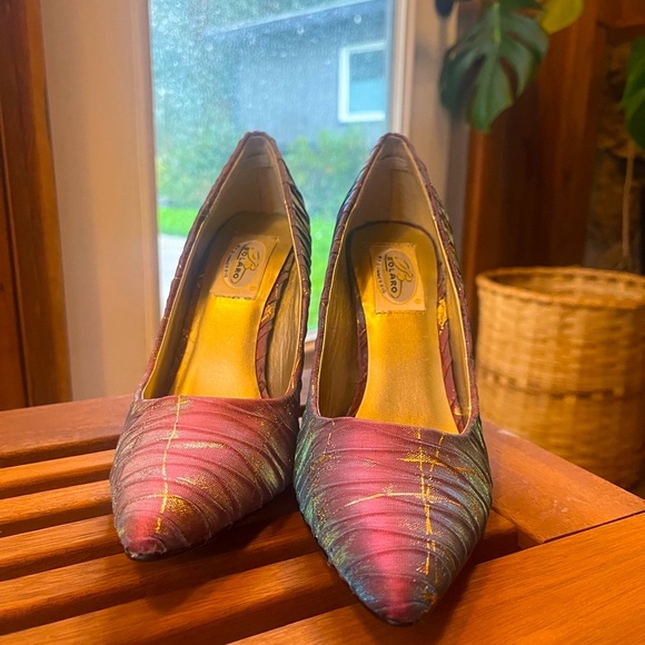 Chic Multicolor Women's Heels - Picture 1 of 4